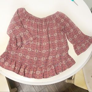 Sanctuary Women’s flared‎ Top Sz L